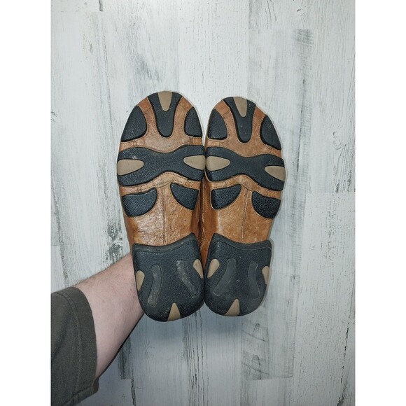 H.S. Trask Men's Size 8.5 M Brown Leather Trophy Lace Up Shoe - Picture 9 of 10